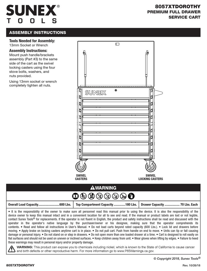 Sunex Tools 8057XTDOROTHY User manual
