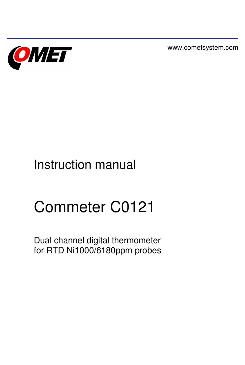 Comet Commeter C0121 User manual
