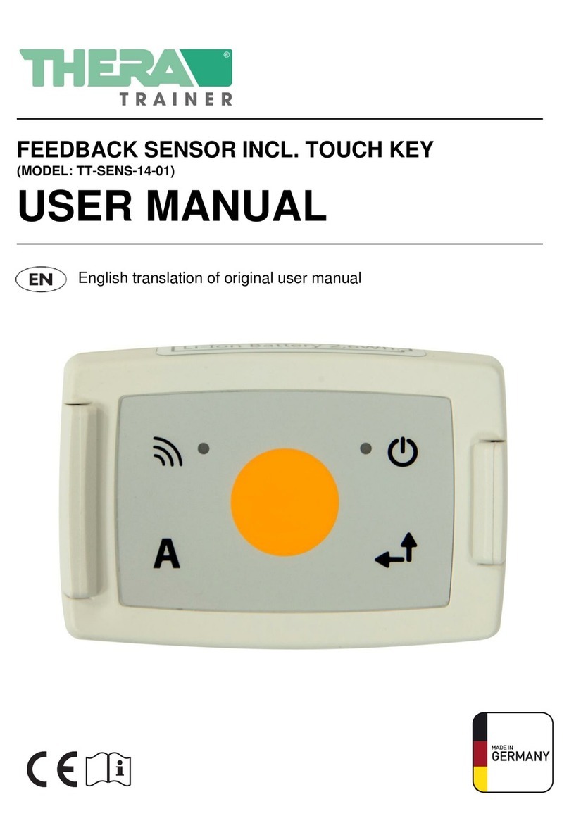 THERA-Trainer TT-SENS-14-01 User manual