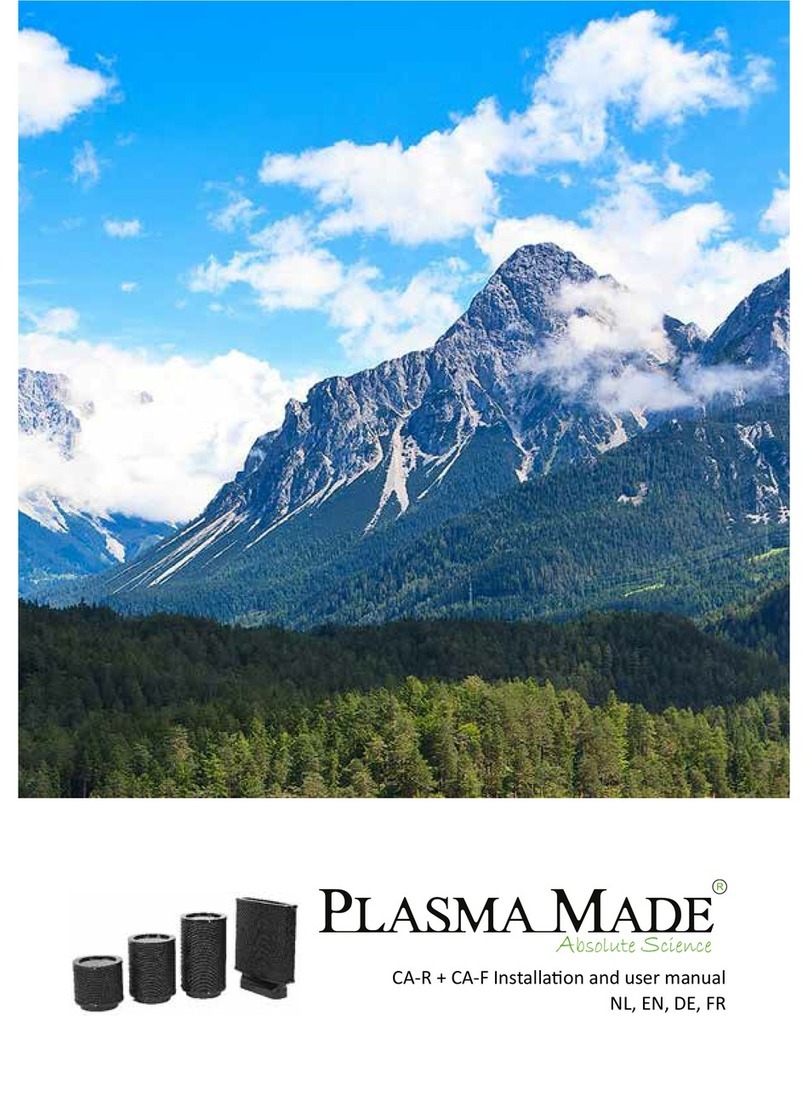 Plasma Made CA-R series Installation and user manual