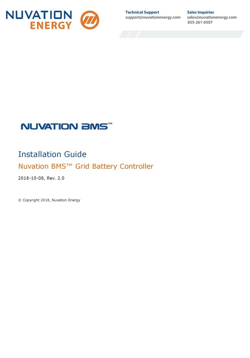 Nuvation BMS Grid Battery Controller installation guide