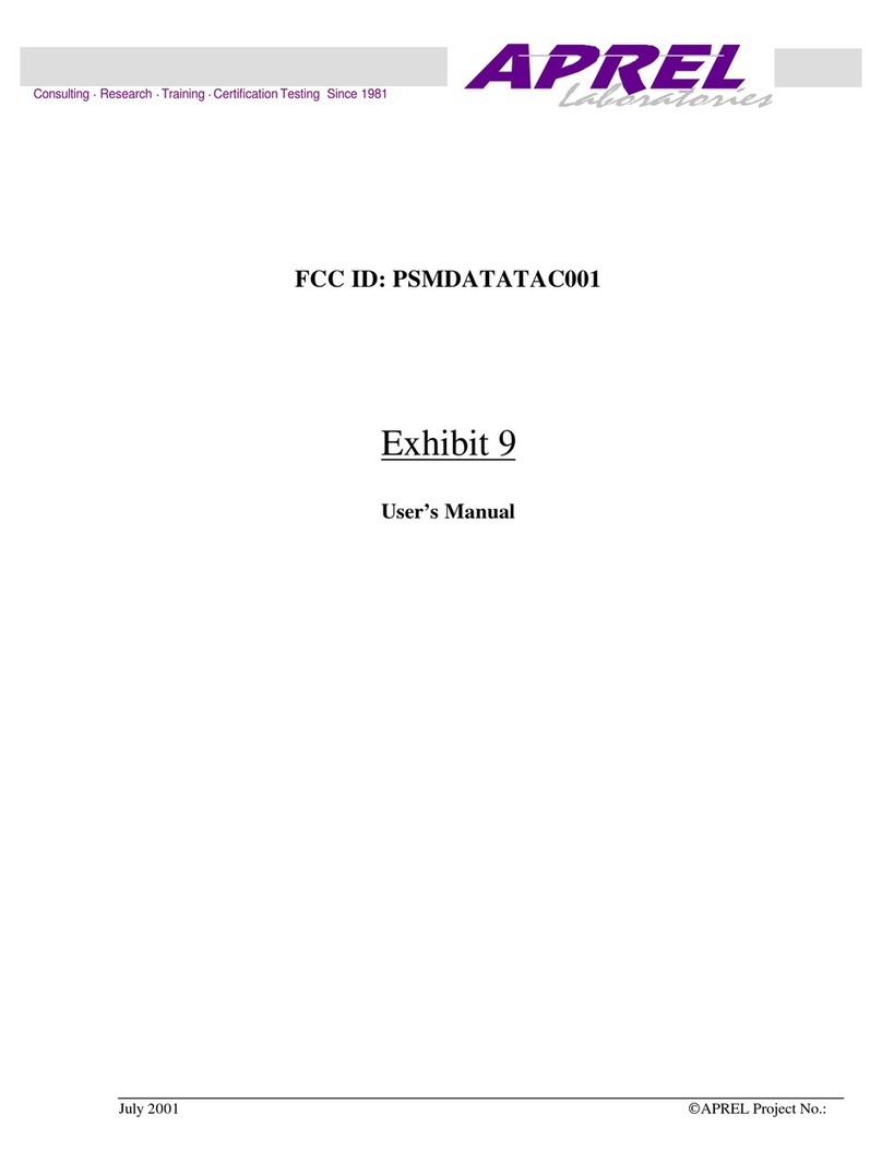 Thales ARTEMA DataTAC installation manual