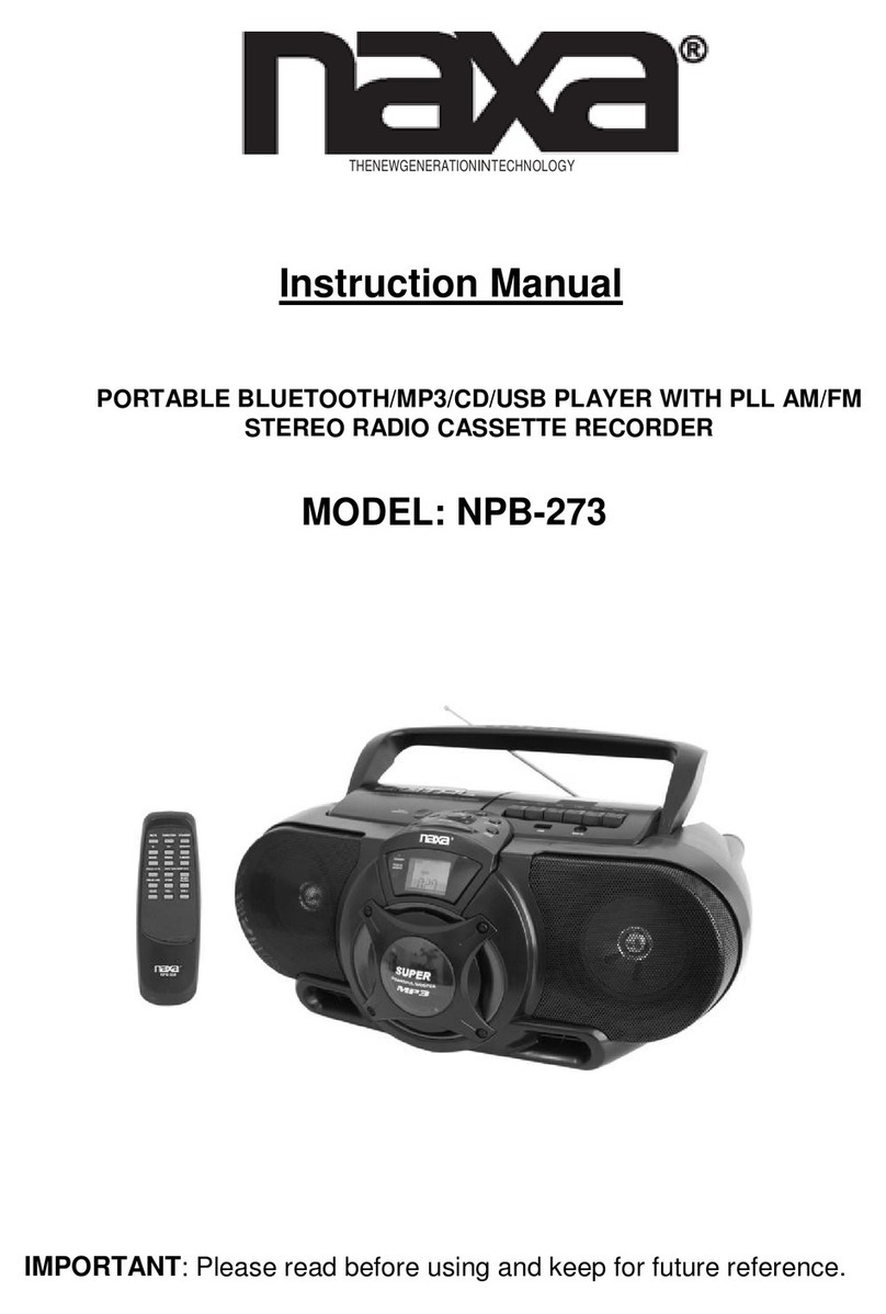 Naxa NPB-273 User manual