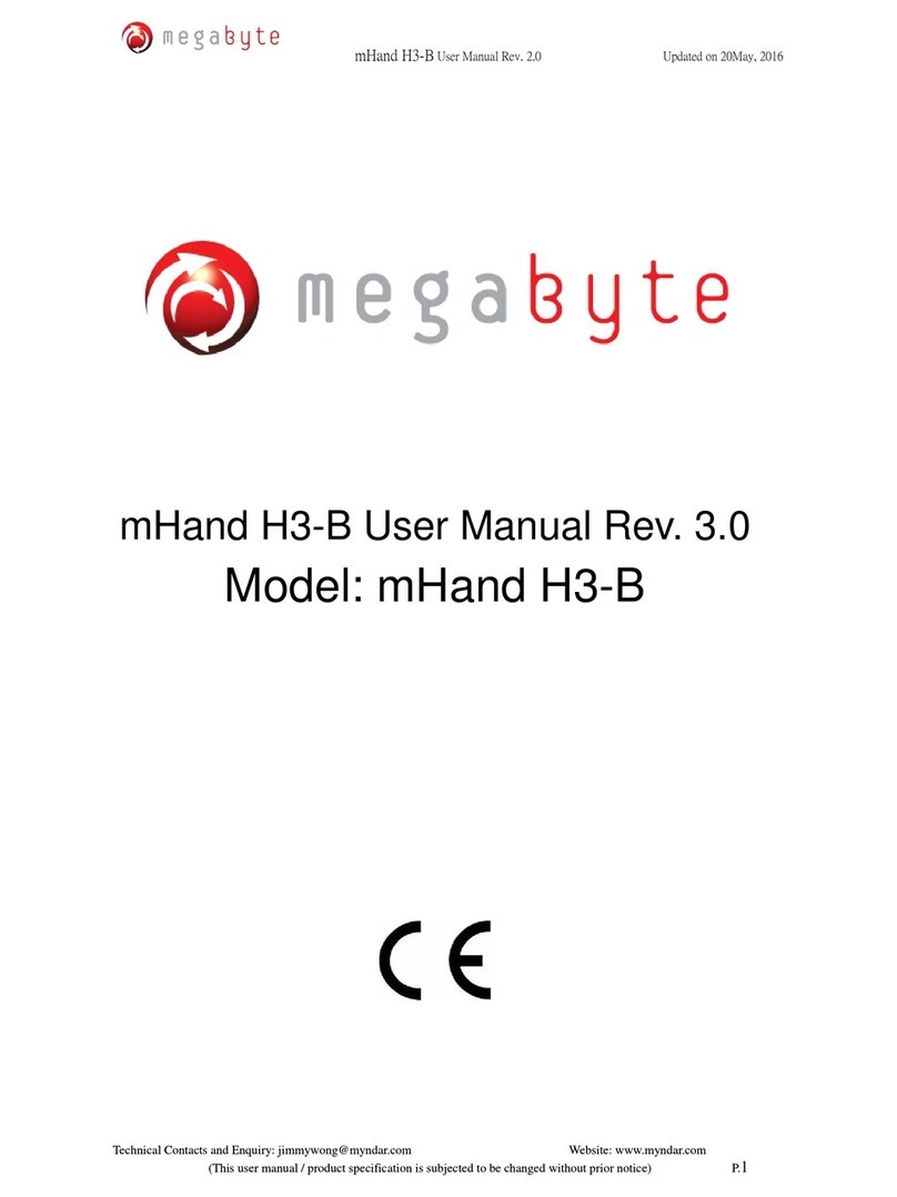 megabyte mHand H3-B User manual