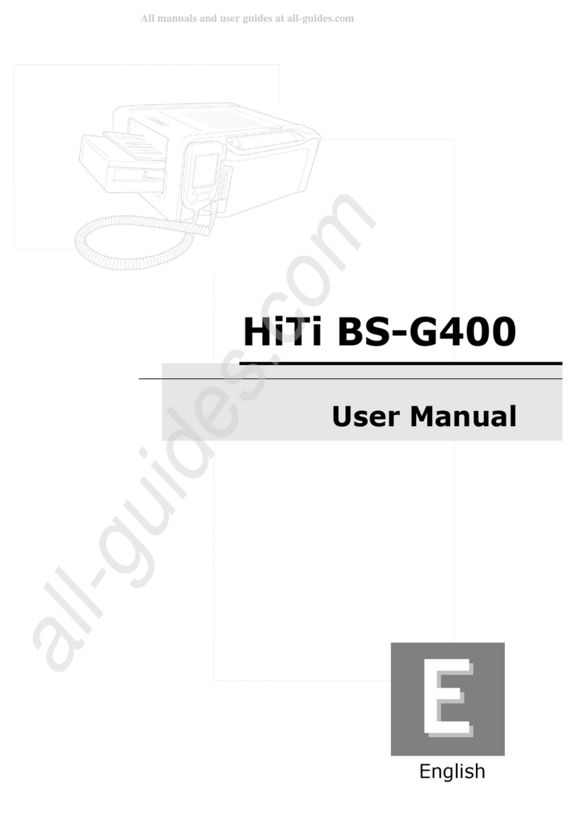 HiTi Digital BS-G400 User manual