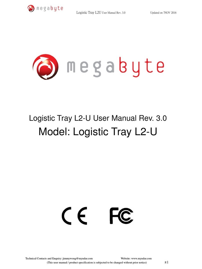 megabyte Logistic Tray L2-U user manual megabyte Logistic Tray L2-U user manual