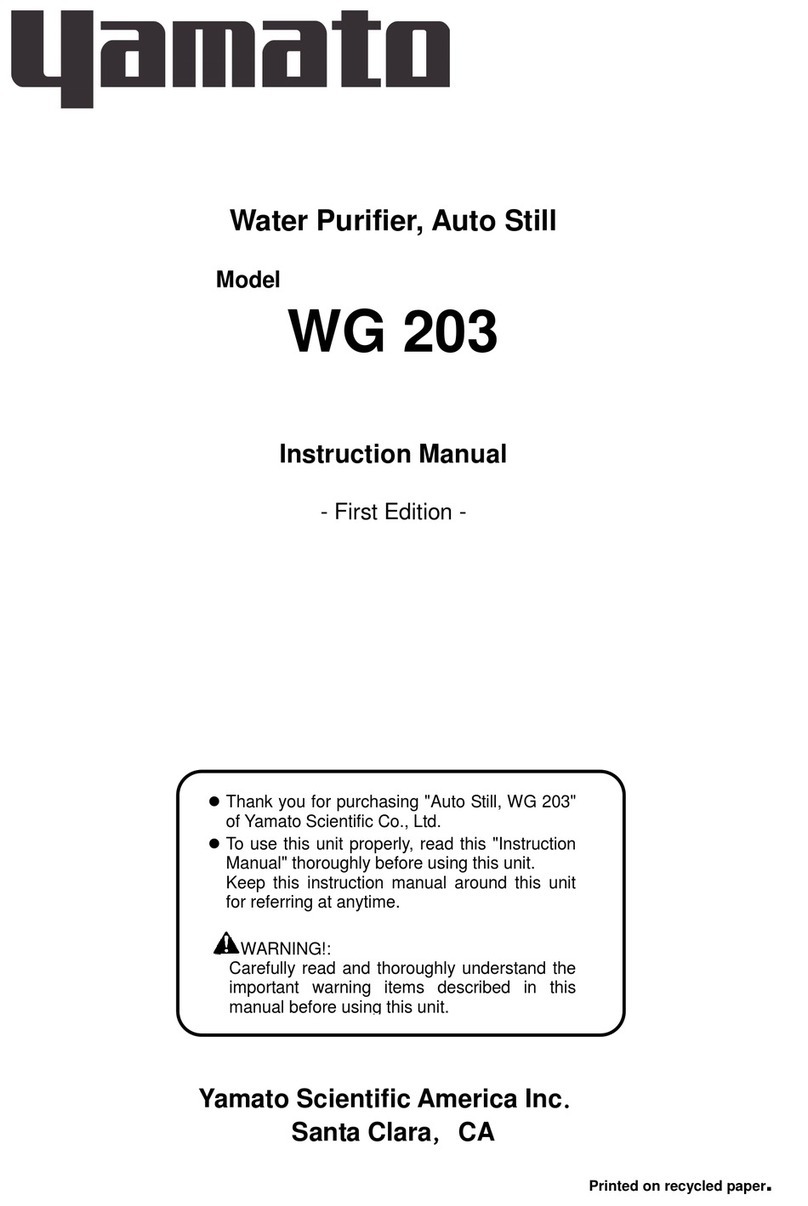 Yamato WG 203 User manual
