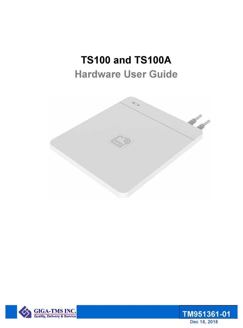 GIGA-TMS TS100 series Installation manual