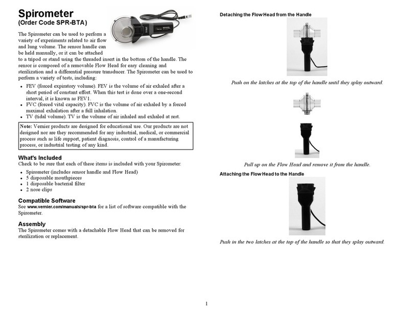 Vernier SPR-BTA manual