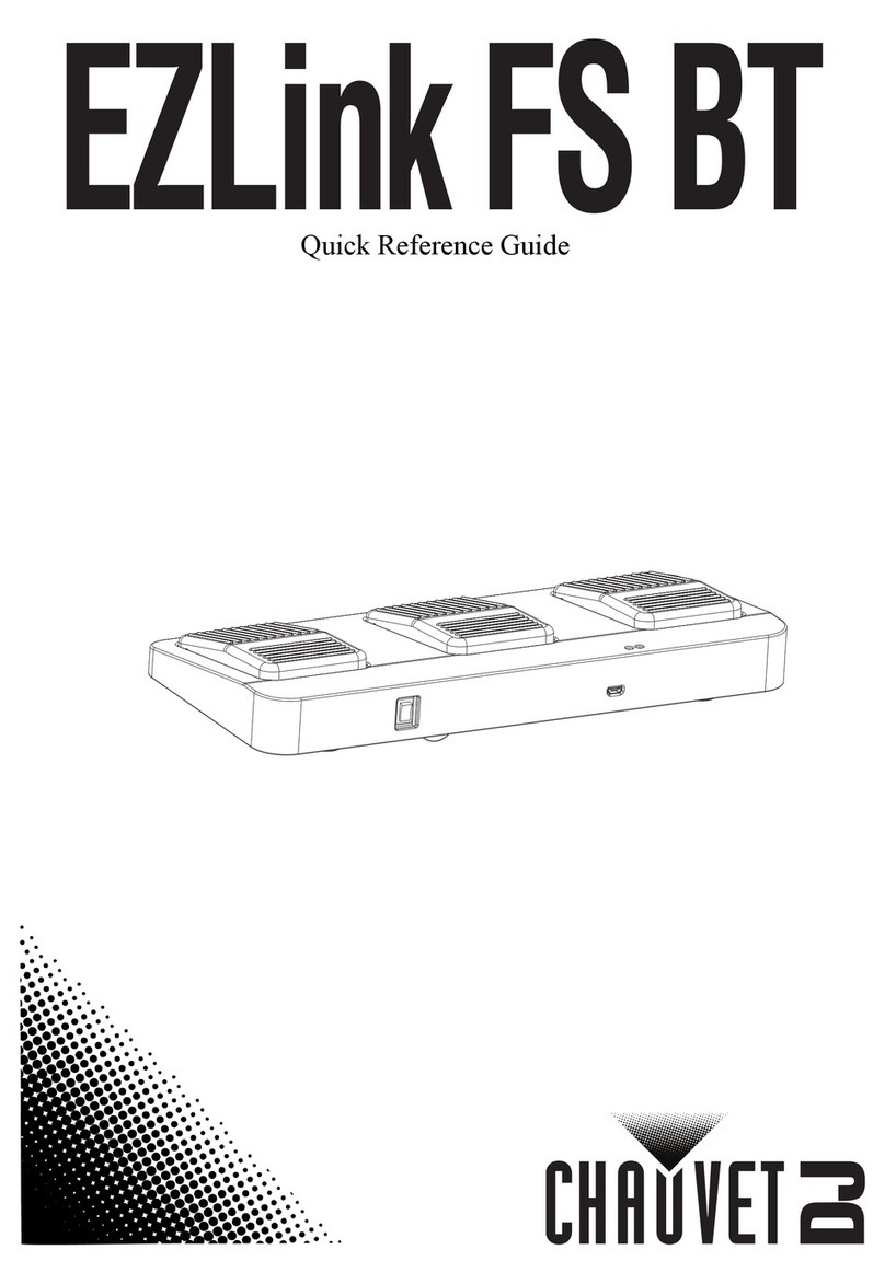 Chauvet DJ EZLink FS BT Quick reference guide