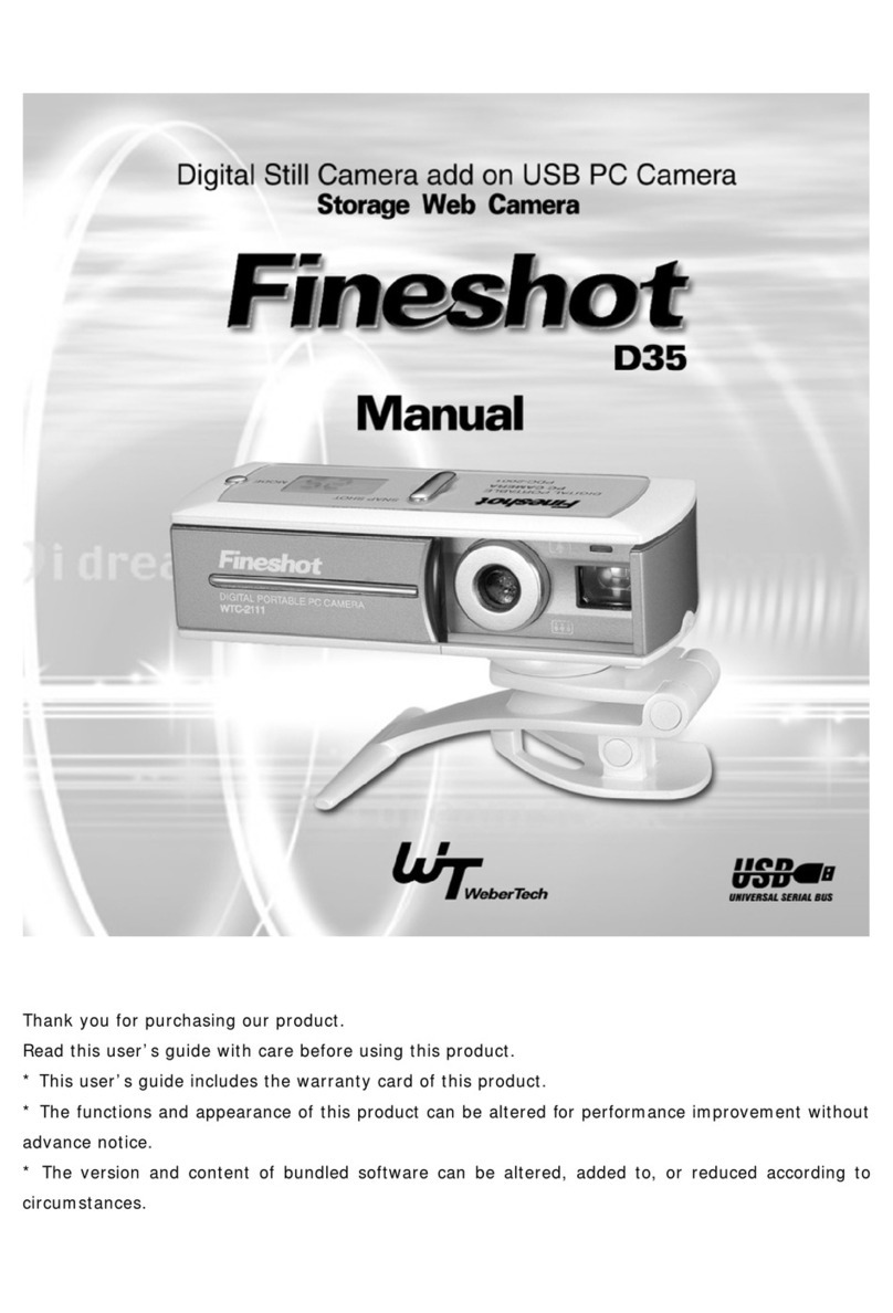 WeberTech Fineshot D35 manual