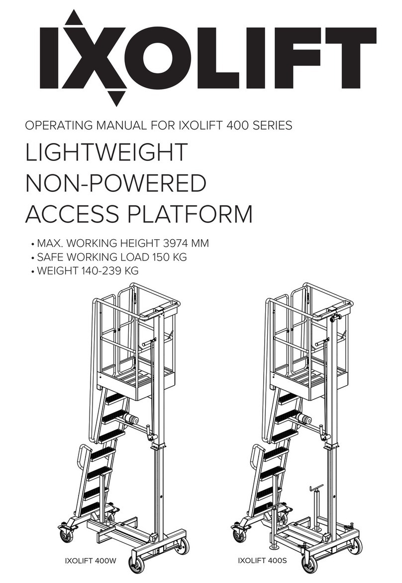 IXOLIFT 400 Series User manual