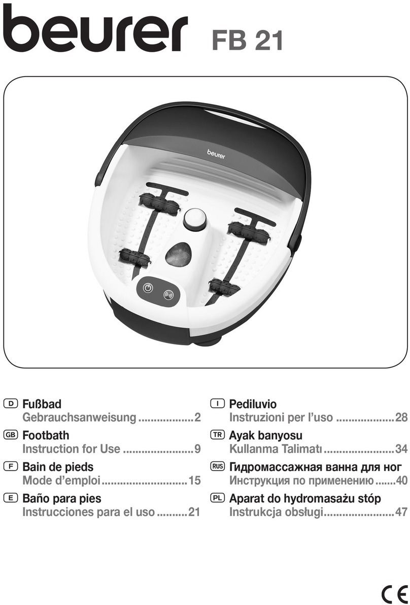 Beurer FB 21 Instructions for use