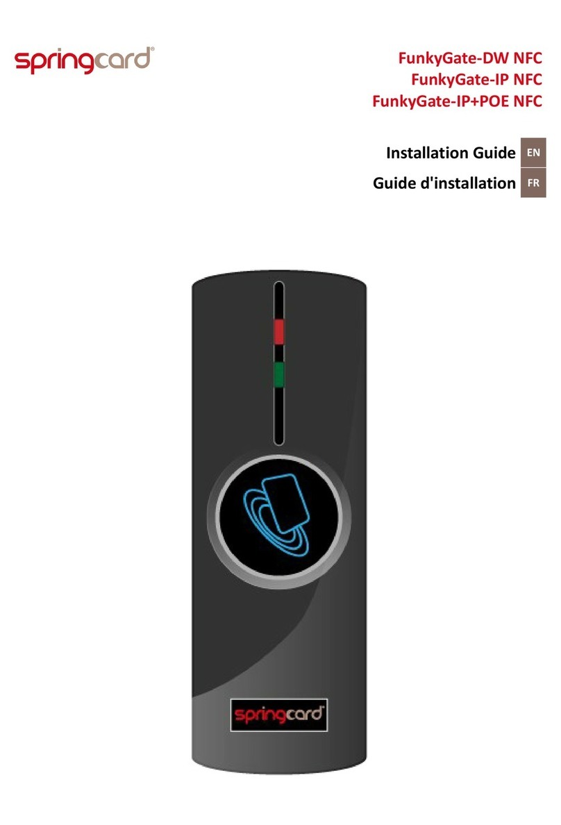 SpringCard FunkyGate-DW NFC User manual