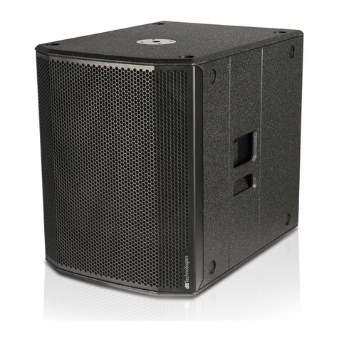 dB Technologies SUB 600 Series User manual