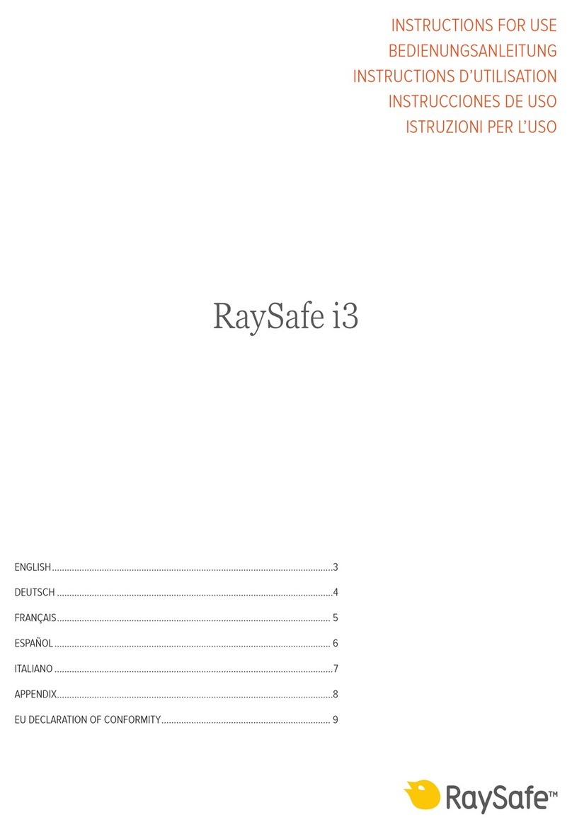 RaySafe i3 Instructions for use