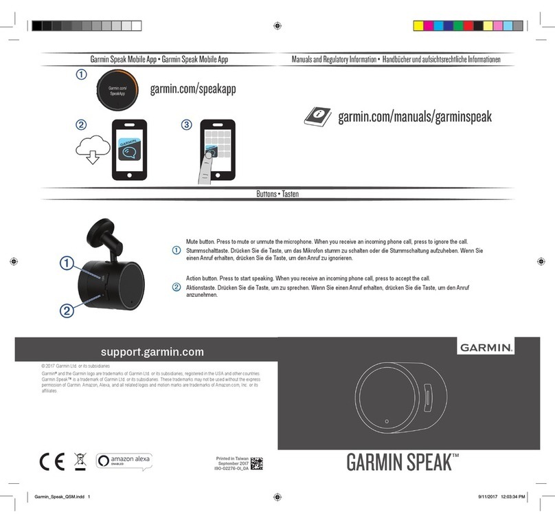 Garmin Speak user manual