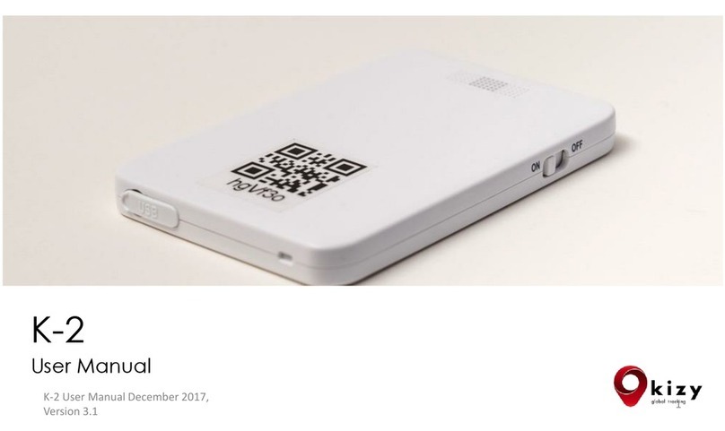 Kizy Tracking K-2 user manual