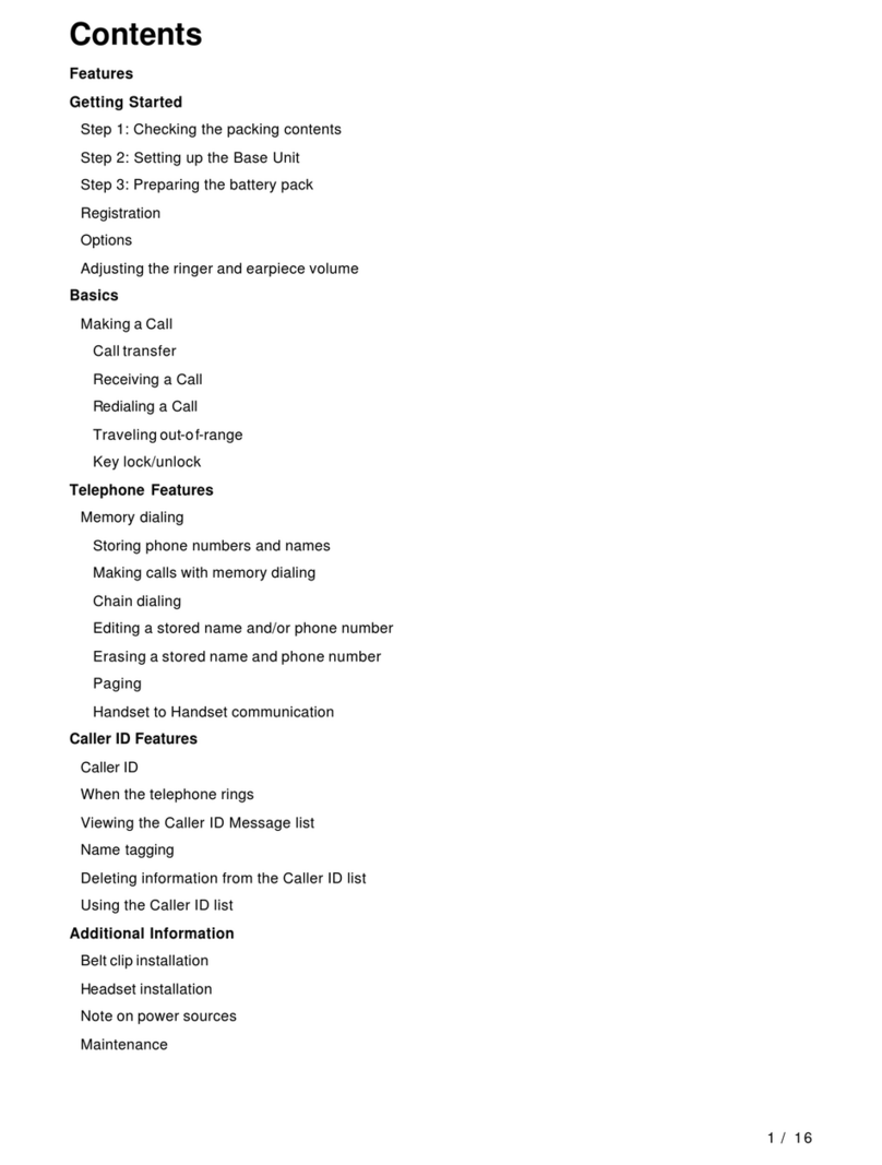 HC Telecom DS815 user manual