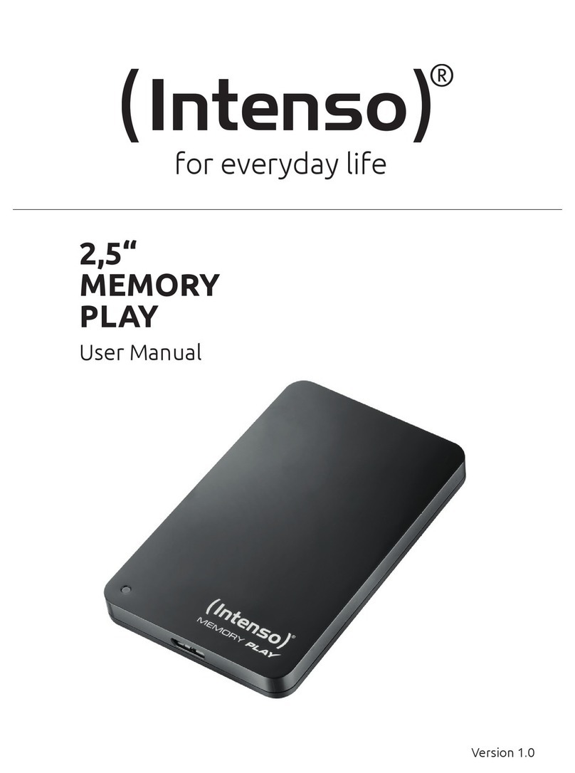 Intenso 2,5" MEMORY BOARD User manual Intenso 2,5" MEMORY BOARD User manual