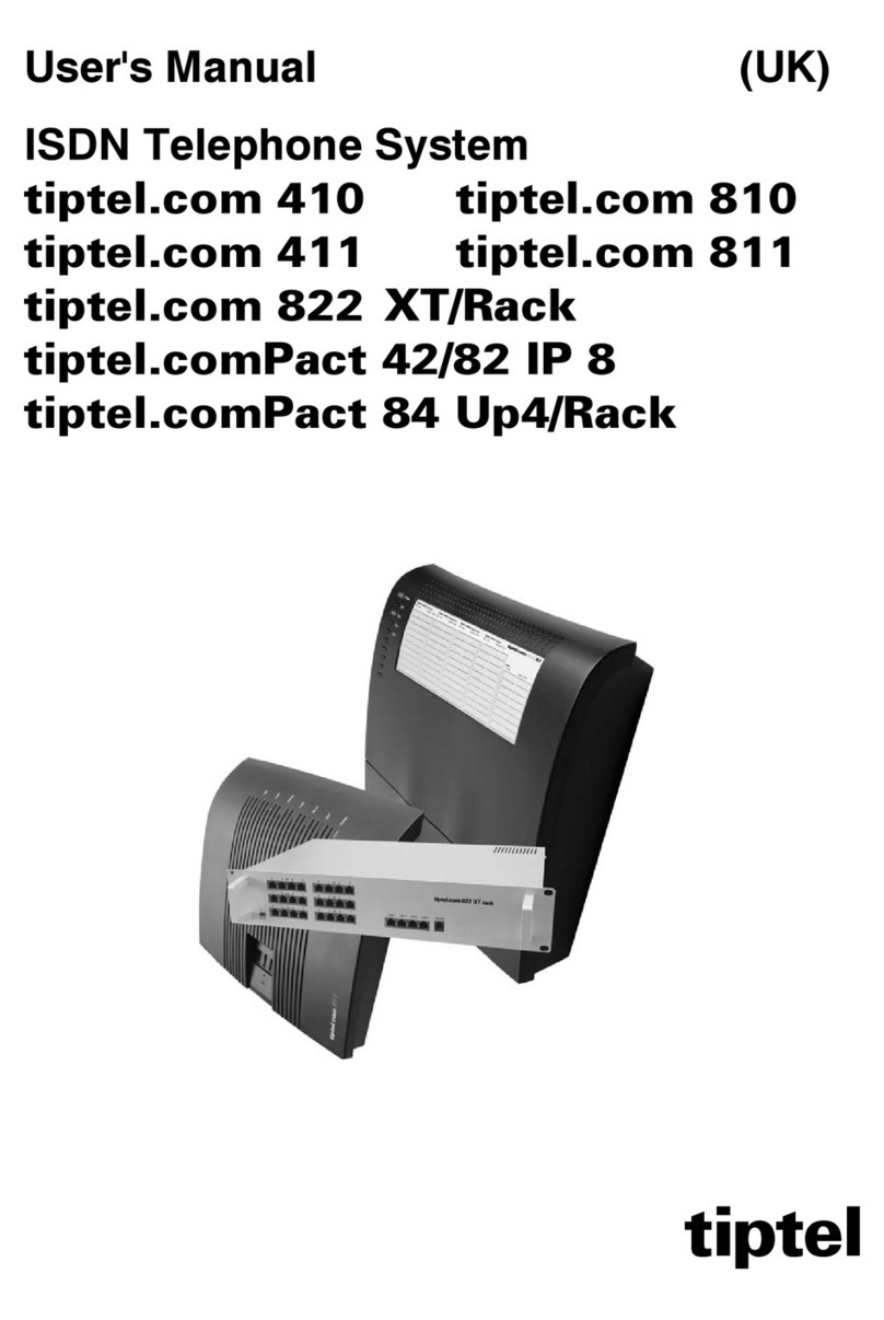 TIPTEL 410 user manual