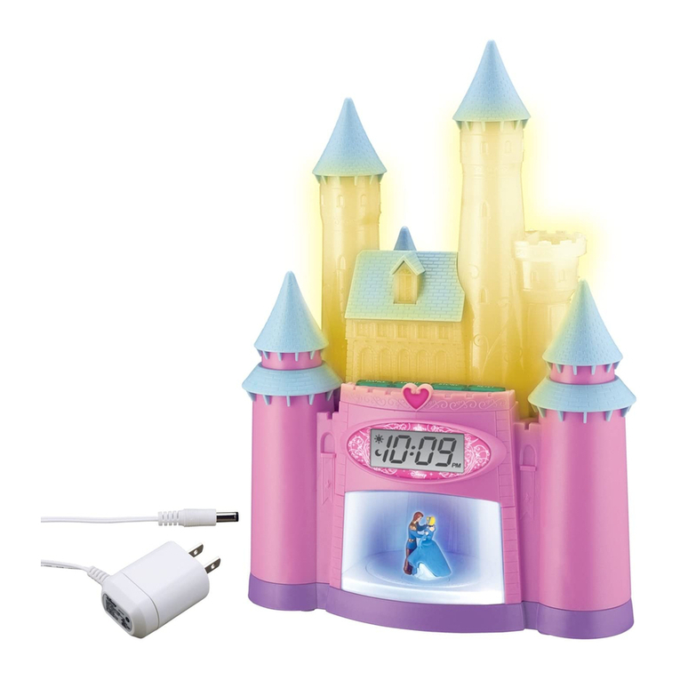 Disney Magical Light-Up Storyteller Alarm Clock manual