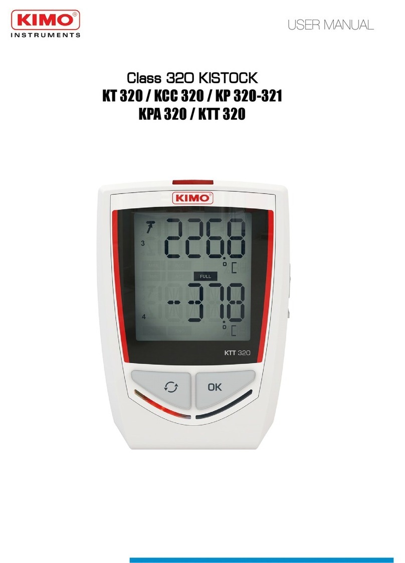 Kimo KISTOCK 320 Series User manual