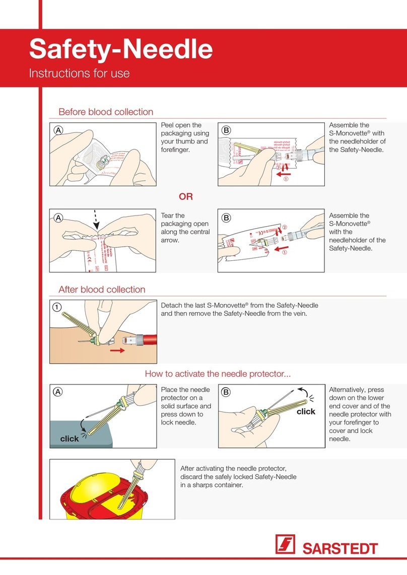 Sarstedt Safety-needle User manual