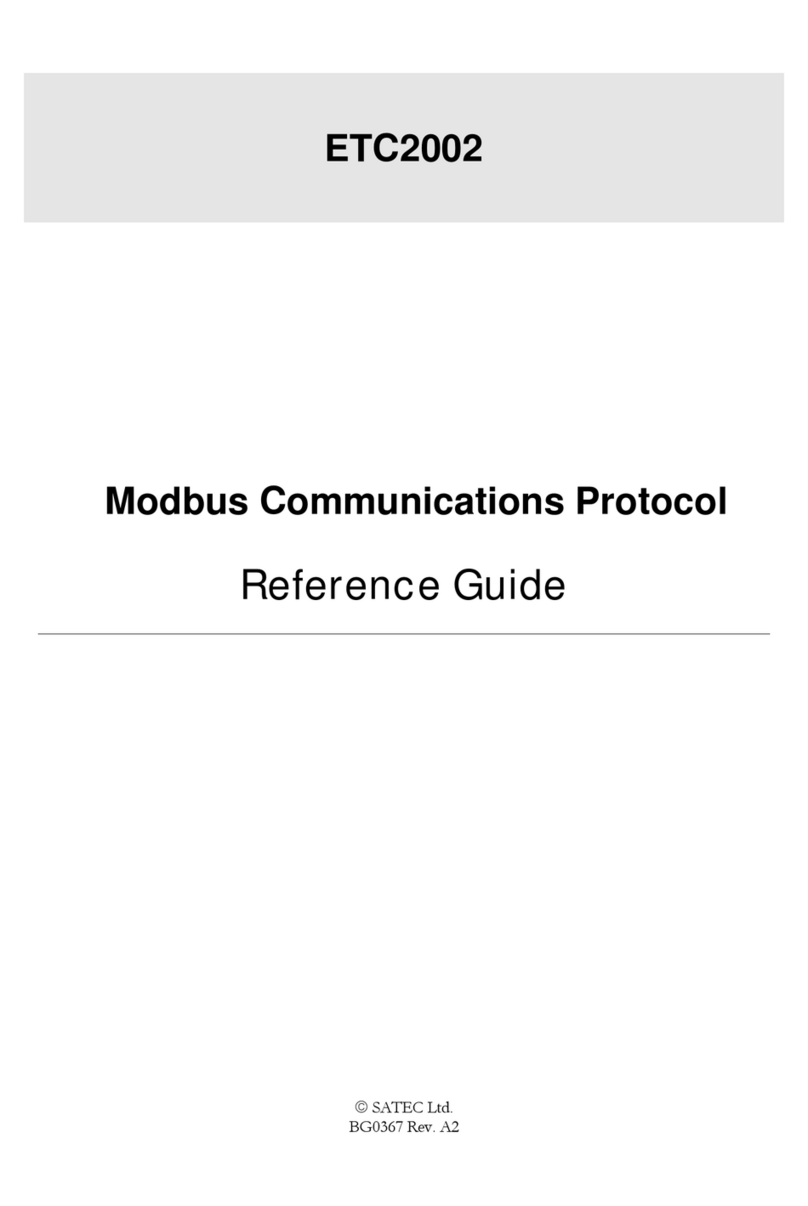 Satec ETC2002 User manual