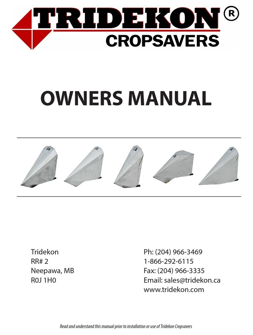 Tridekon Cropsaver owner's manual