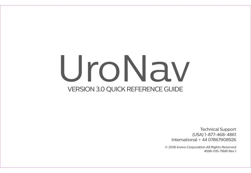 Invivo UroNav Quick reference guide