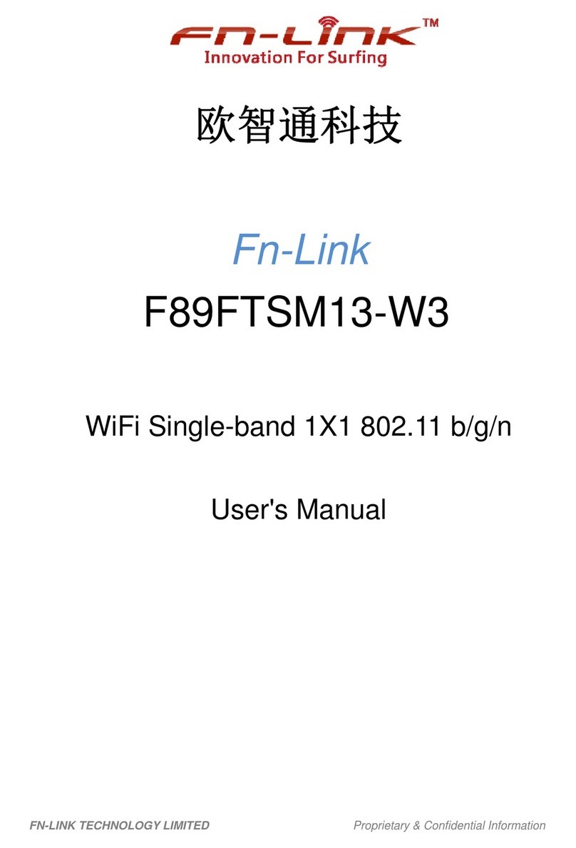 Fn-Link F89FTSM13-W3 user manual Fn-Link F89FTSM13-W3 user manual