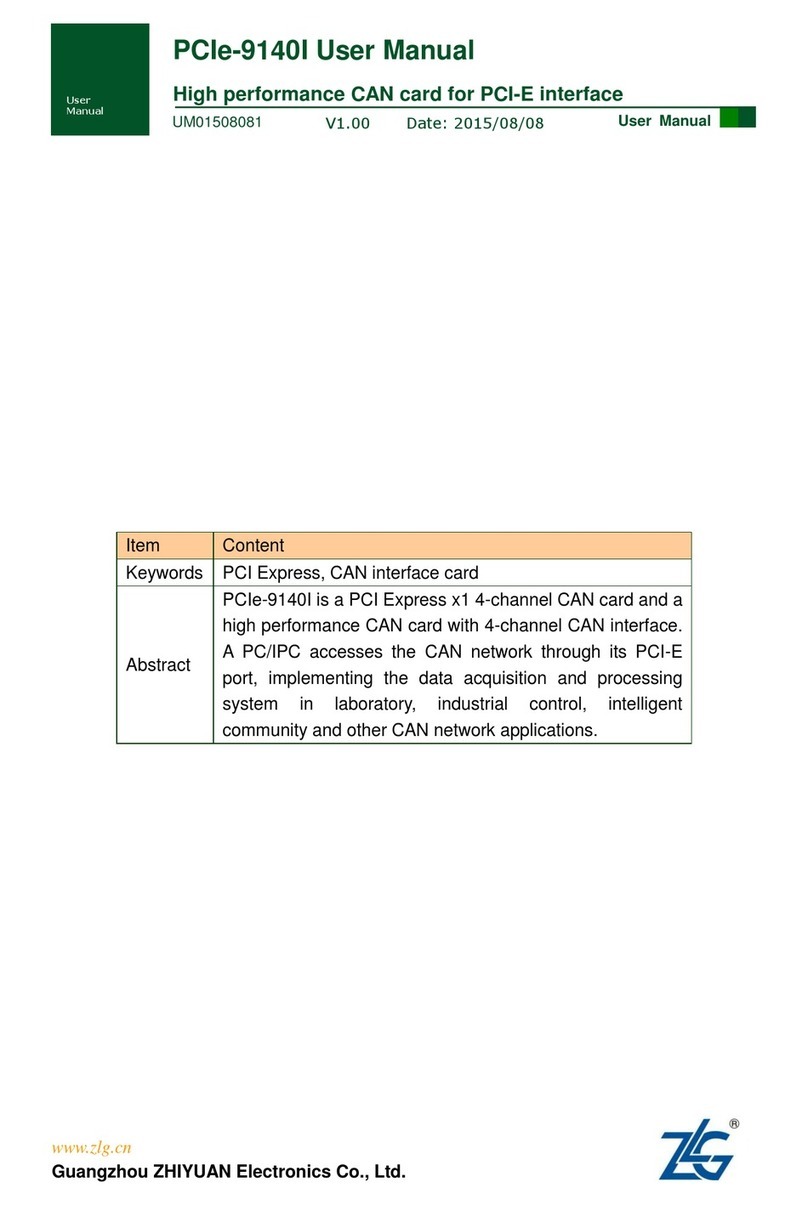 ZLG PCIe-9140I user manual