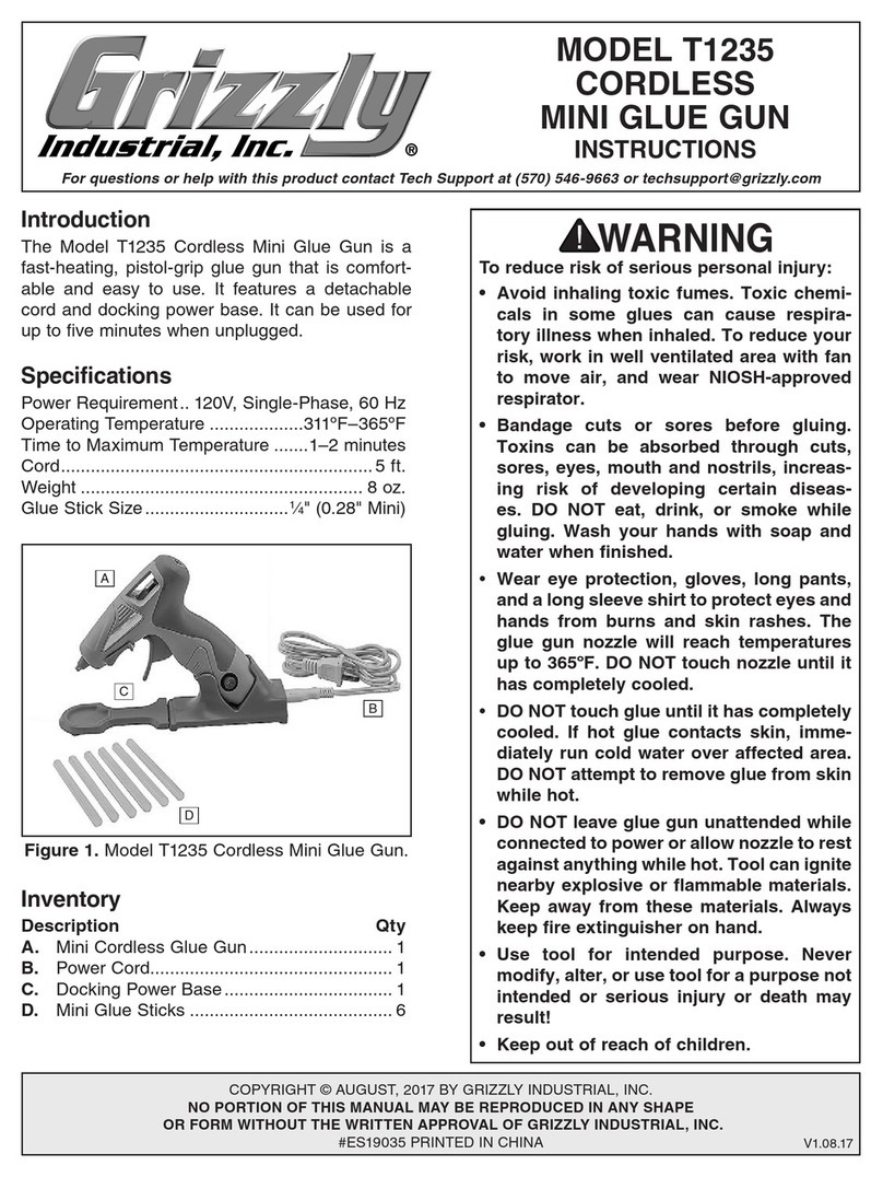 Grizzly T1235 instructions