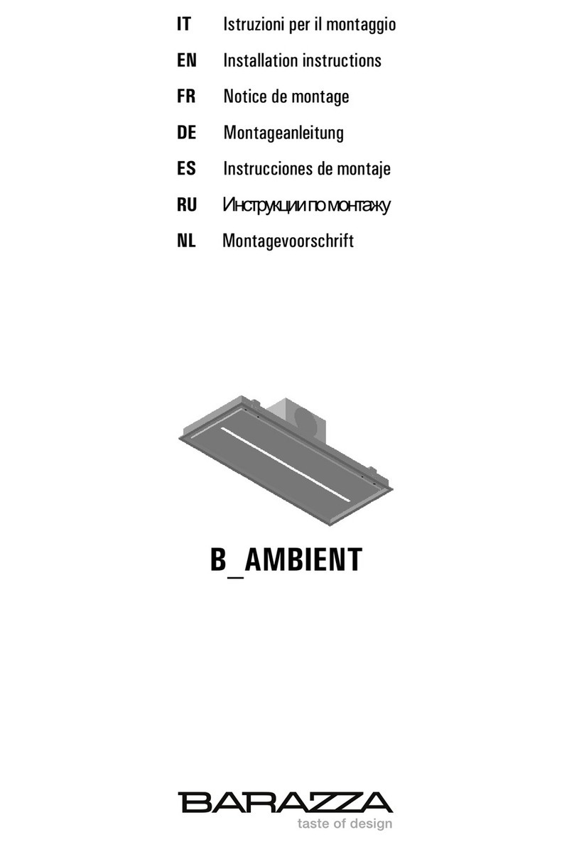 Barazza B_AMBIENT User manual