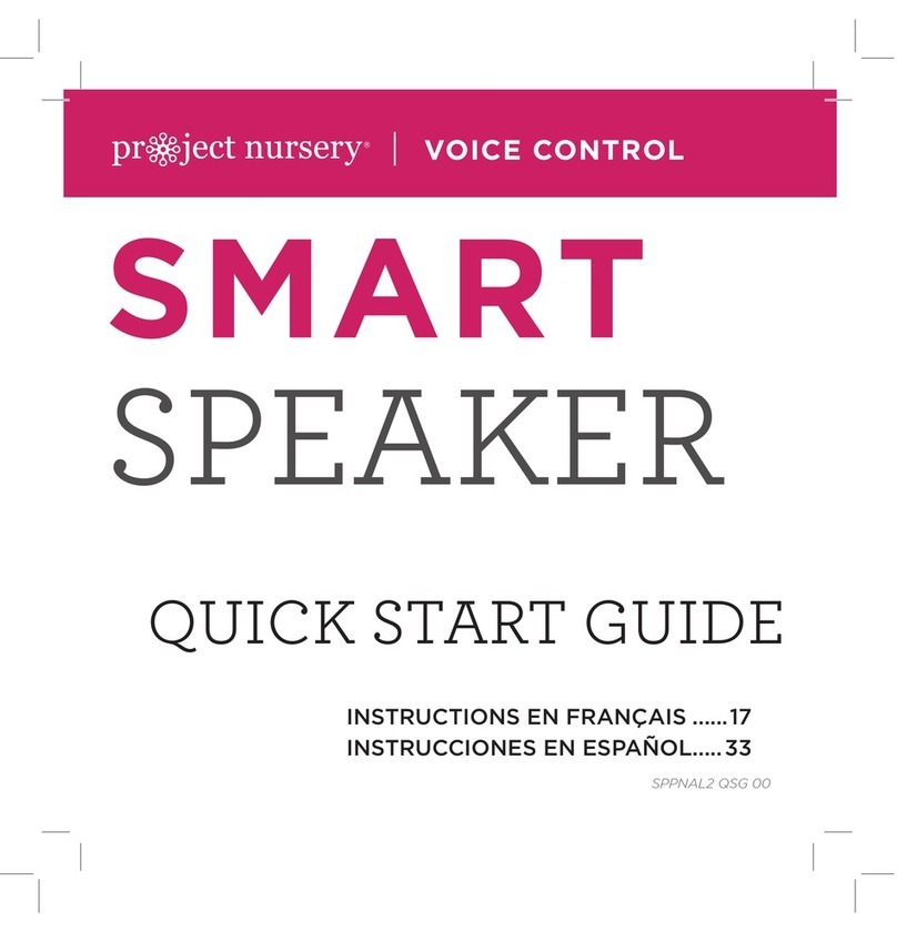 Project Nursery Smart Speaker SPPNAL2 User manual