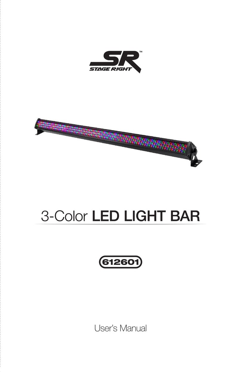 SR STAGE RIGHT 612601 User manual
