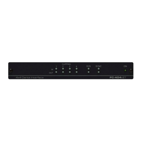 Kramer FC-404NET User manual Kramer FC-404NET User manual