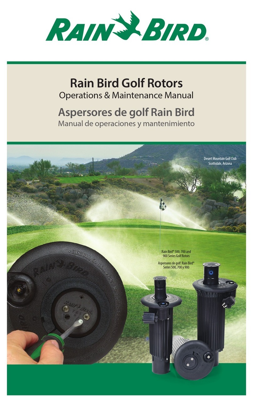 Rain Bird 500 series Operation & maintenance manual
