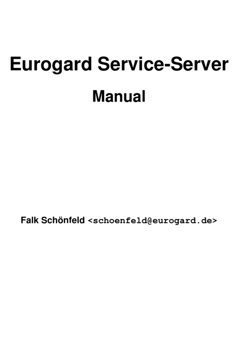 Eurogard ServiceServer manual