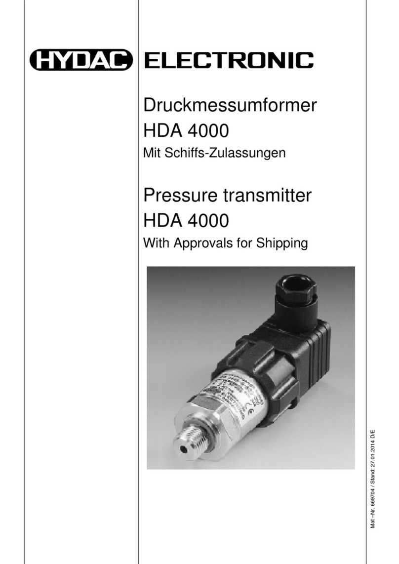 HYDACELECTRONIC HDA 4000 Series manual