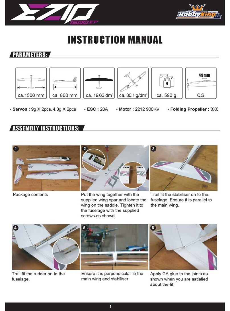 Hobby King Ezio 1500 EP instruction manual