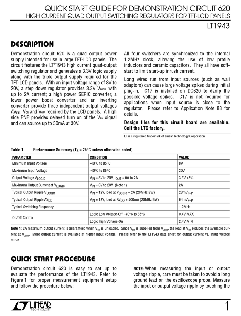 Linear LT1943 User manual Linear LT1943 User manual