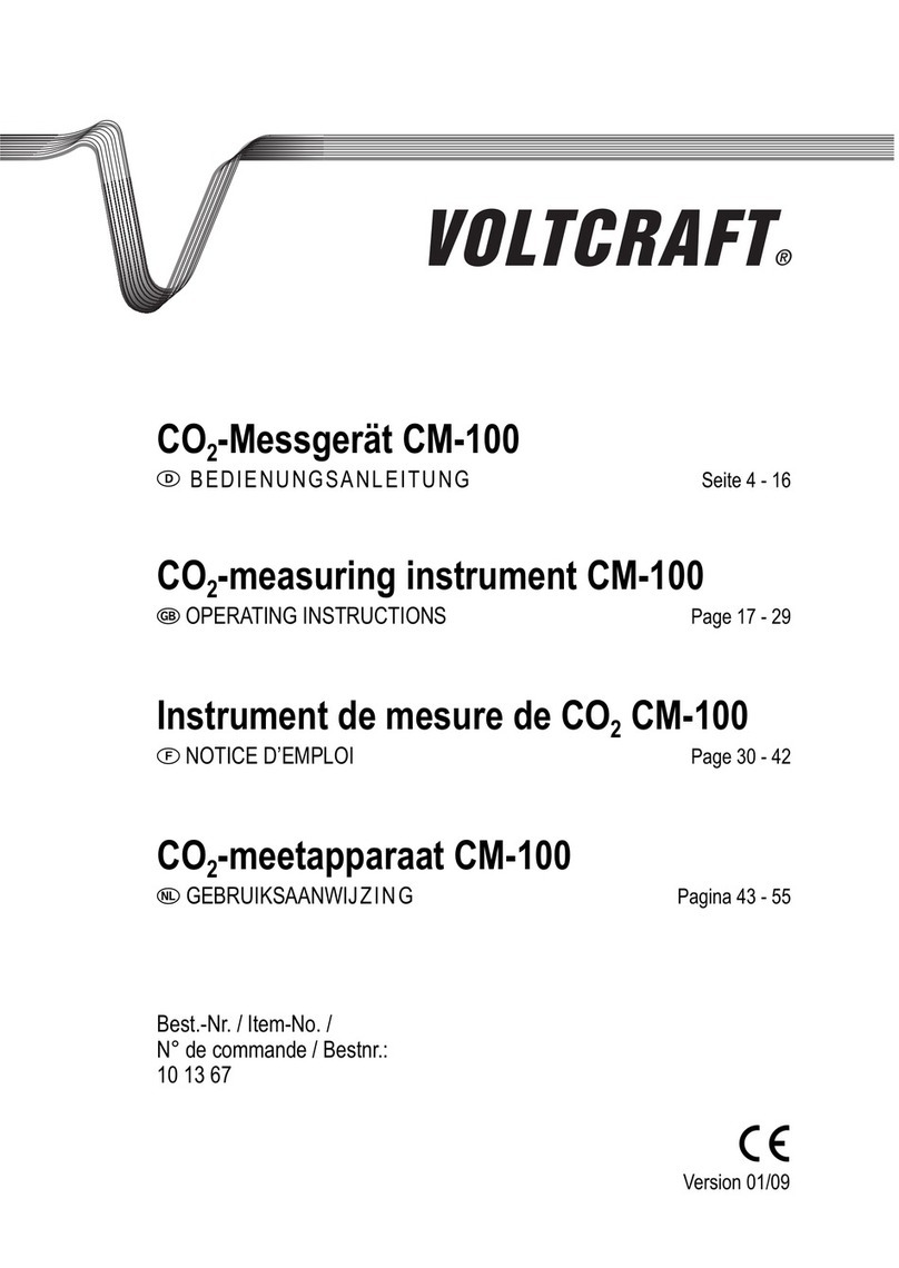 VOLTCRAFT CM-100 User manual VOLTCRAFT CM-100 User manual