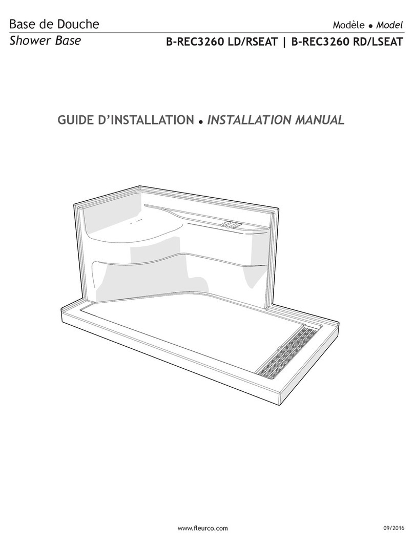 Fleurco B-REC3260 RD/LSEAT User manual