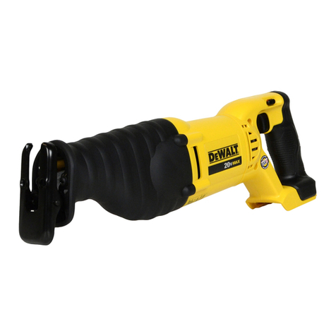 DeWalt XR Li-Ion DCS380 instruction manual