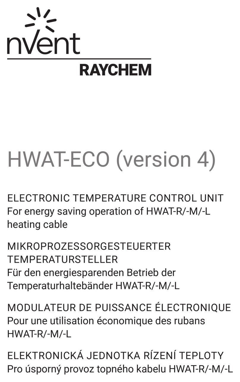 nvent Raychem HWAT-ECO V4 User manual