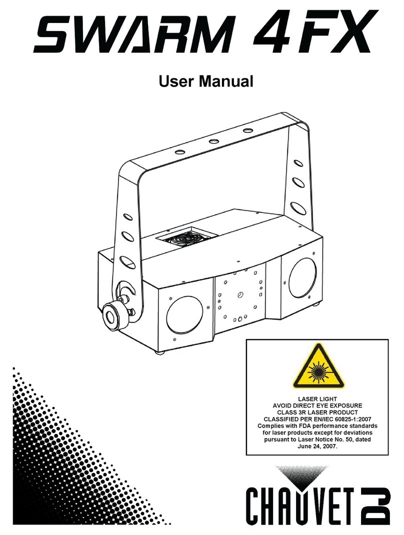 Chauvet DJ SWARM 4FX user manual