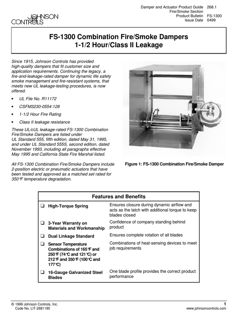 Johnson Controls FS-1300 Product guide