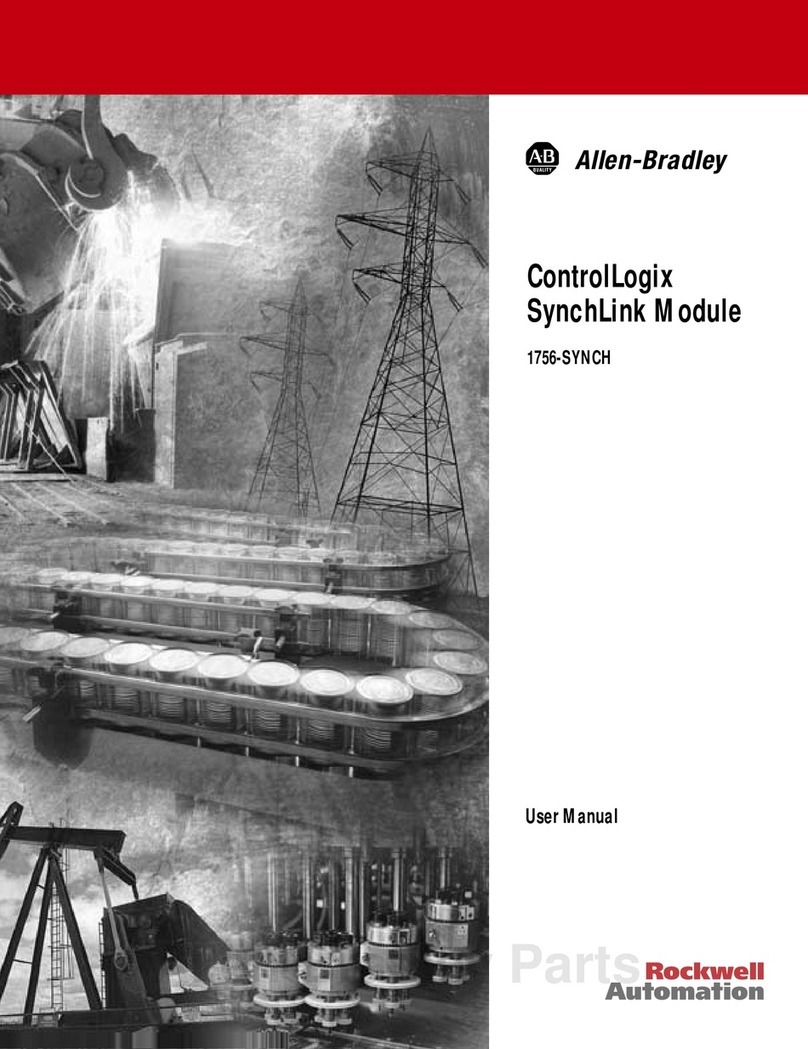 Allen-Bradley ControlLogix SynchLink 1756-SYNCH User manual